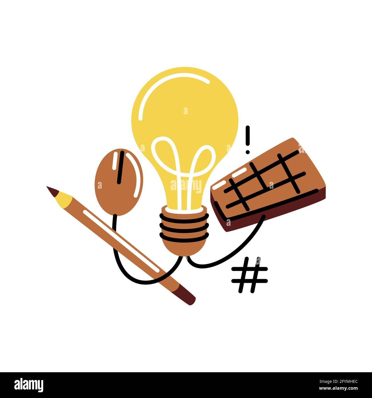 Illustrazione vettoriale in stile grafico. Arte digitale Illustrazione Vettoriale