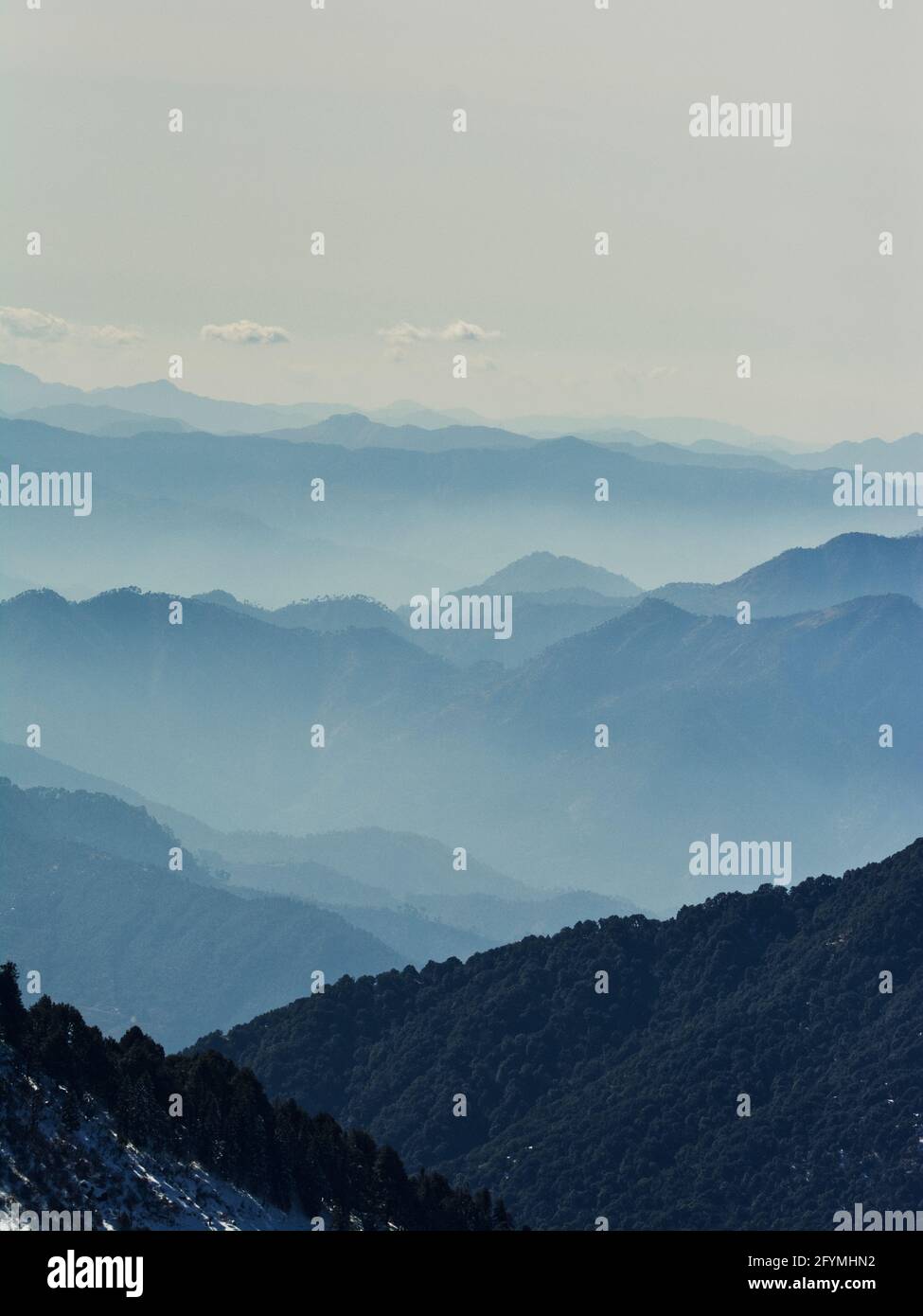 Paesaggio a Uttarakhand, India Foto Stock