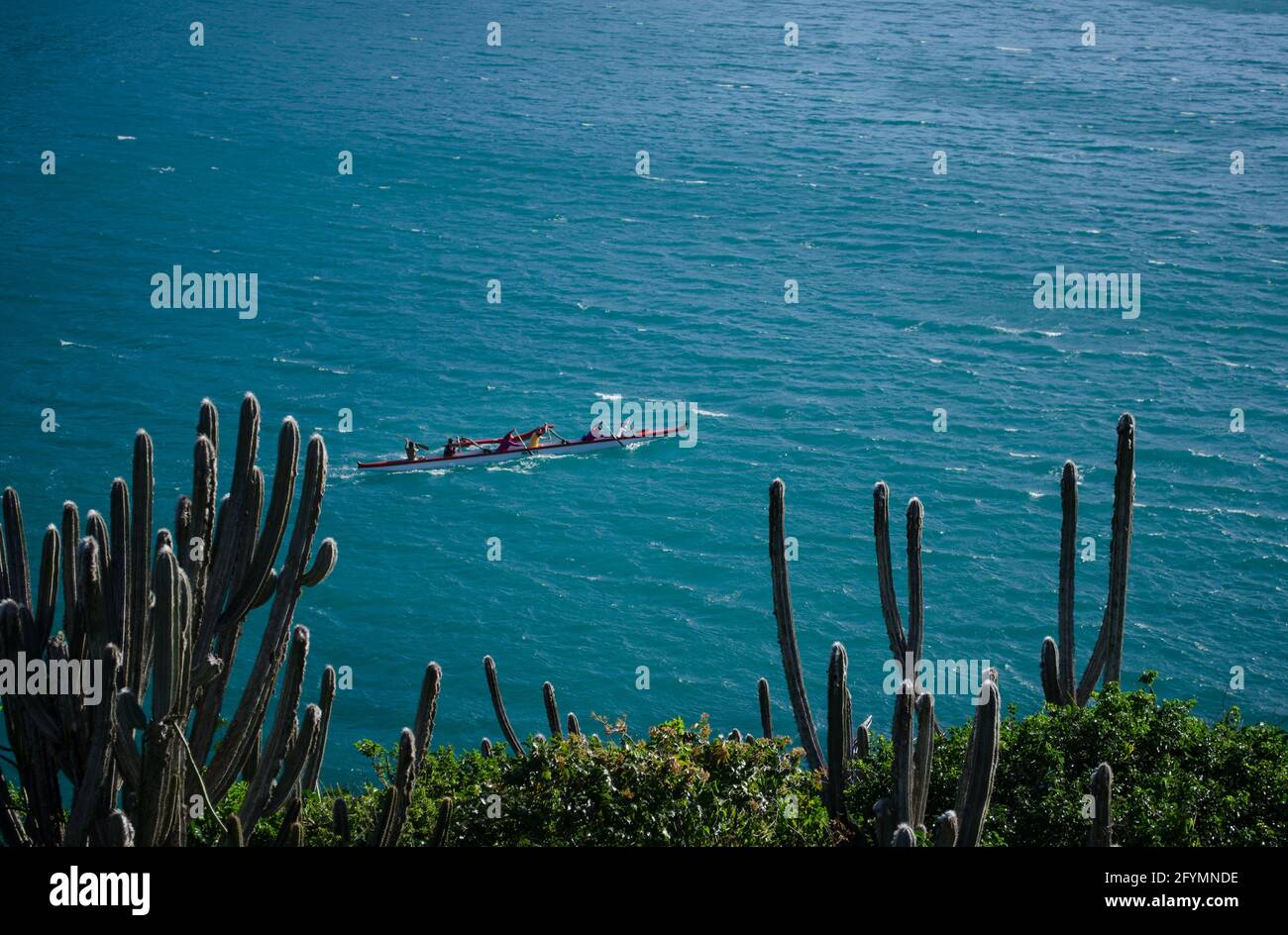 RIO DE JANEIRO, BRASILE - 12 aprile 2020: Un gruppo di persone che praticano esporter Foto Stock