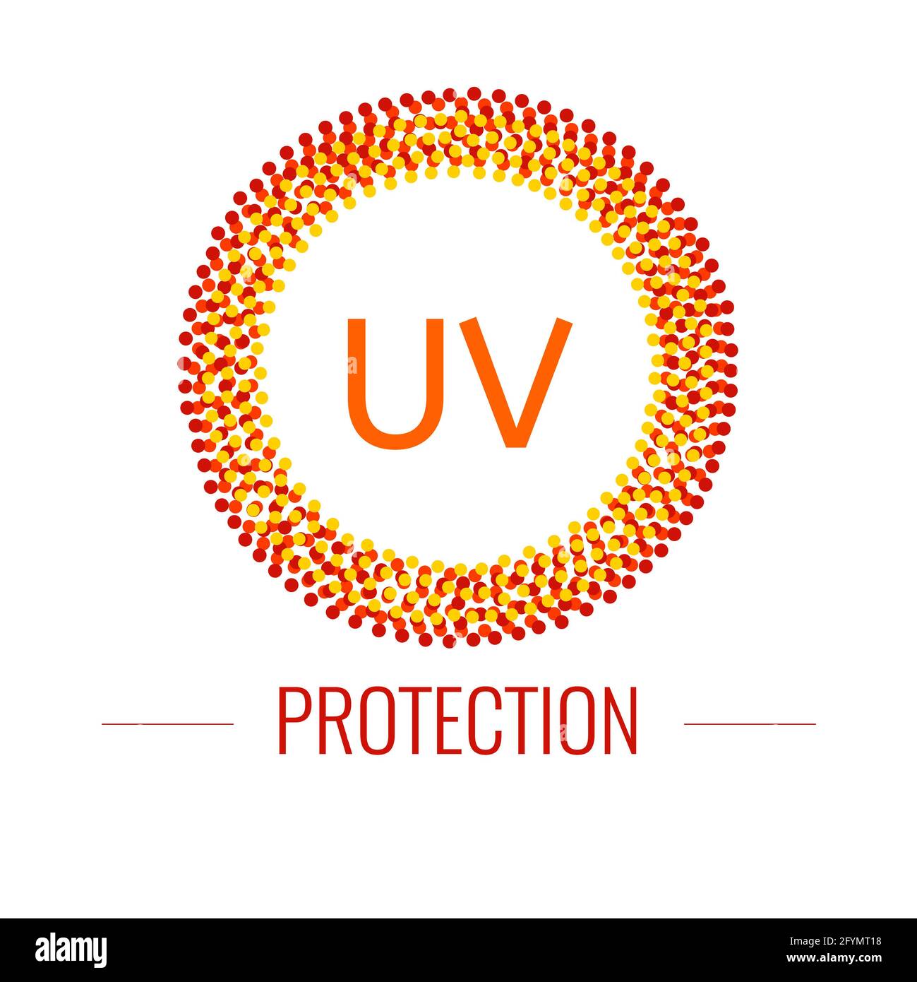 Protezione UV, illustrazione concettuale Foto Stock