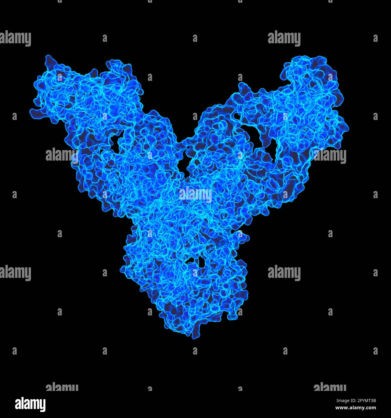 Autoanticorpo dell'artrite reumatoide, illustrazione Foto Stock