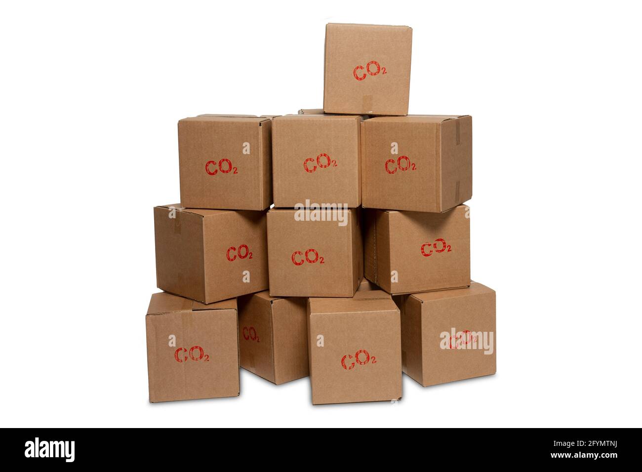 Conservazione di anidride carbonica, immagine concettuale composita Foto Stock