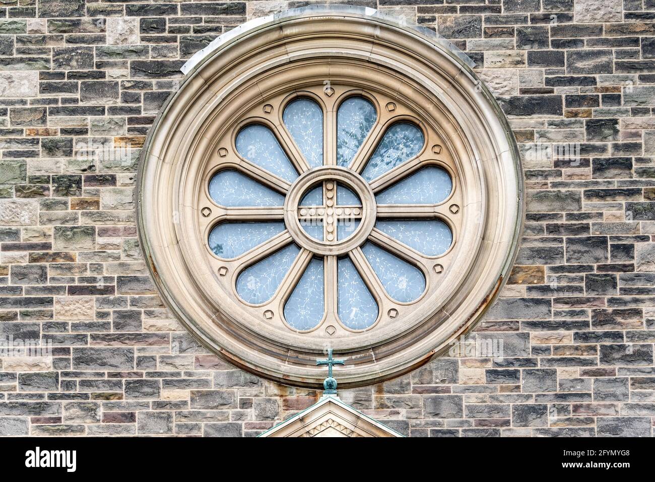 Chiesa di nostra Signora dei dolori, architettura esterna, Toronto, Canada Foto Stock