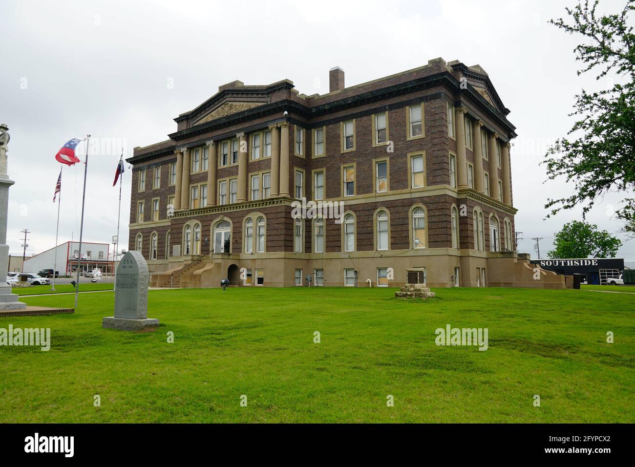 Mills County Courthouse a Goldthwaite, Texas Foto Stock