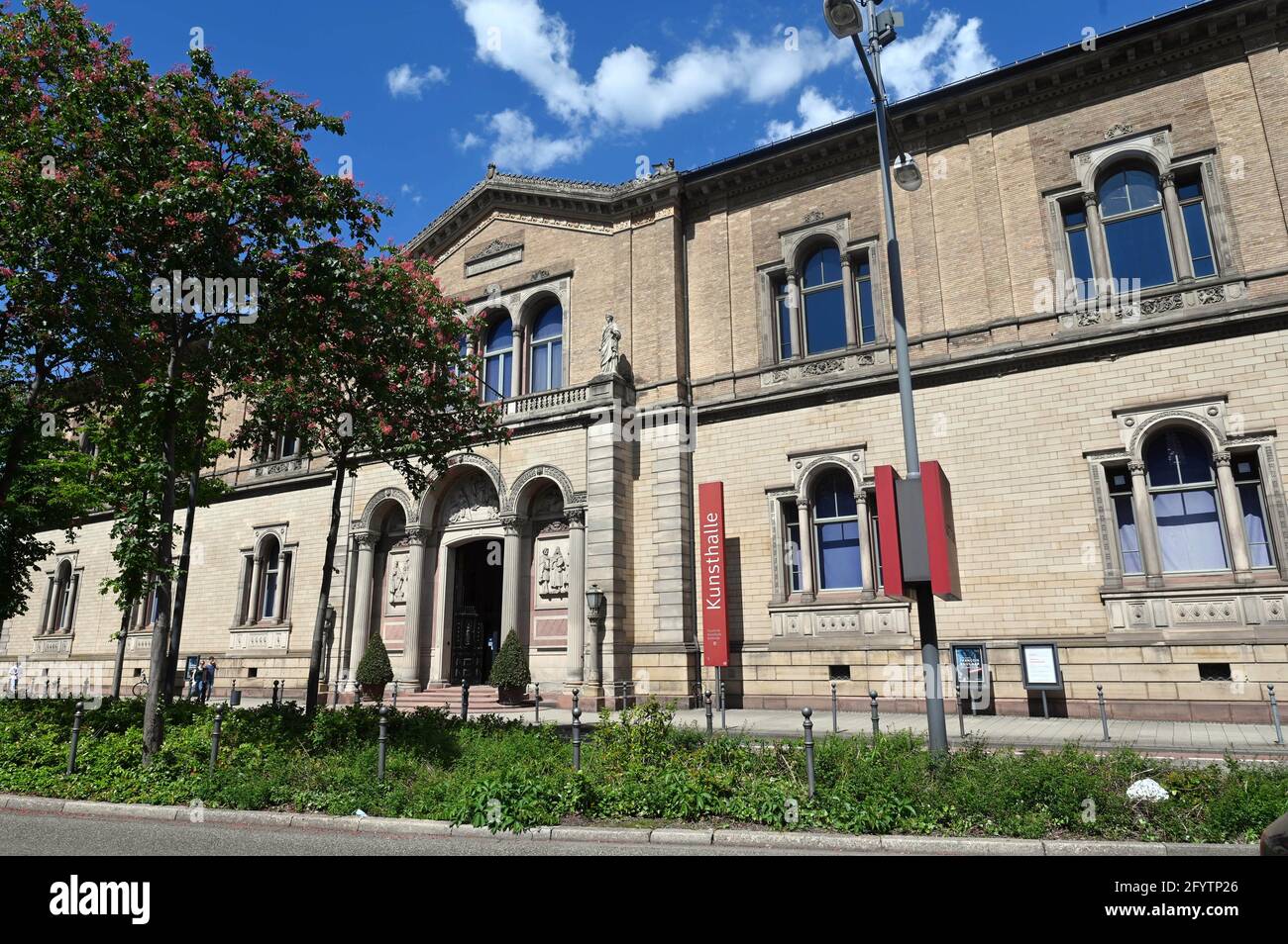 Karlsruhe, Germania. 29 maggio 2021. Fotografia esterna della Staatliche Kunsthalle Karlsruhe. Credit: Uli Deck/dpa/Alamy Live News Foto Stock