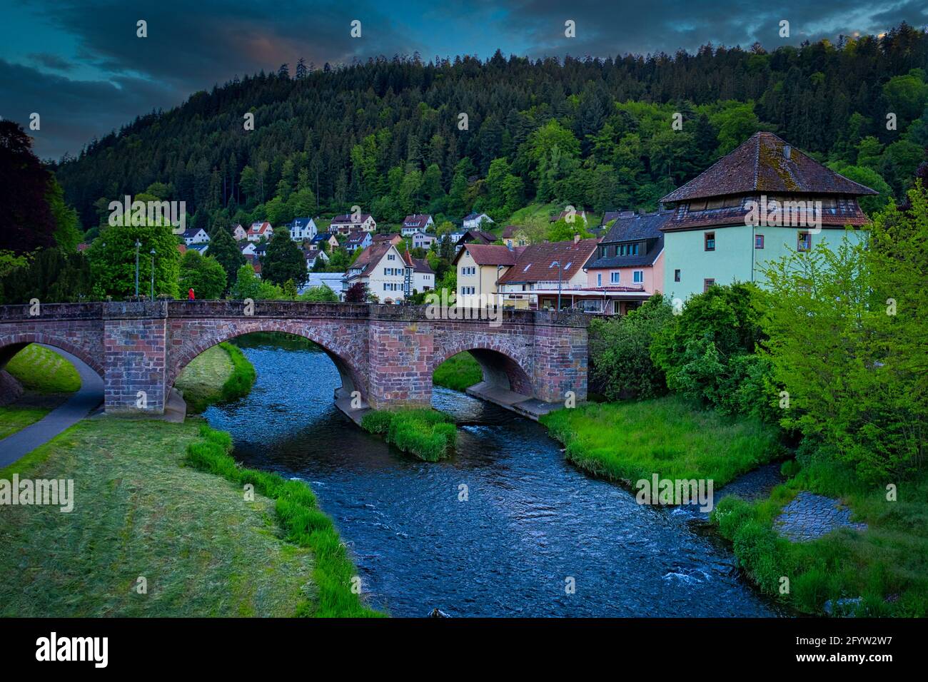 Hirsau Calw Schwarzwald Foresta Nera Germania Foto Stock