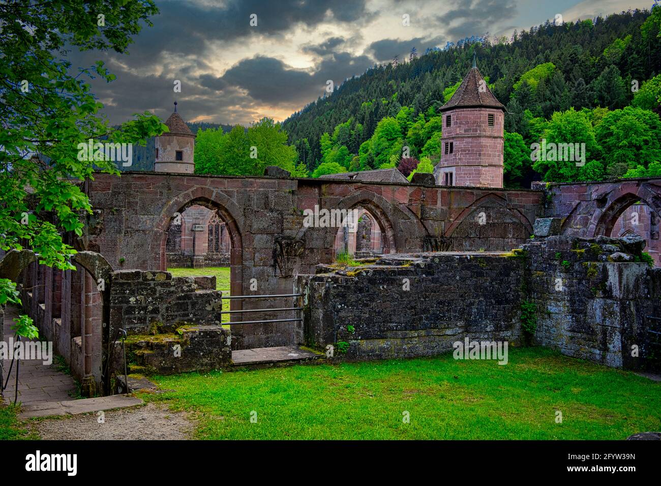 Hirsau Calw Schwarzwald Foresta Nera Germania Foto Stock