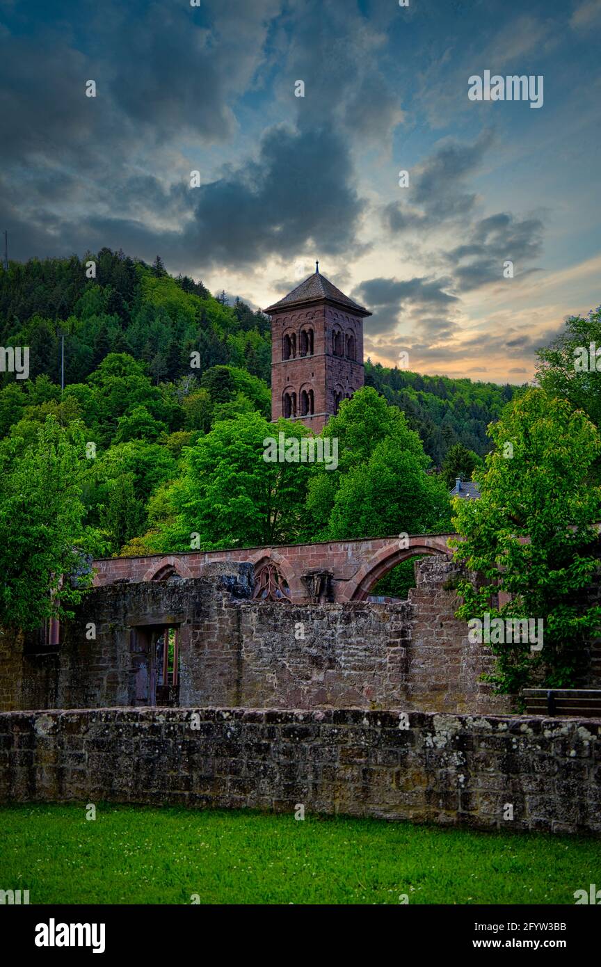 Hirsau Calw Schwarzwald Foresta Nera Germania Foto Stock