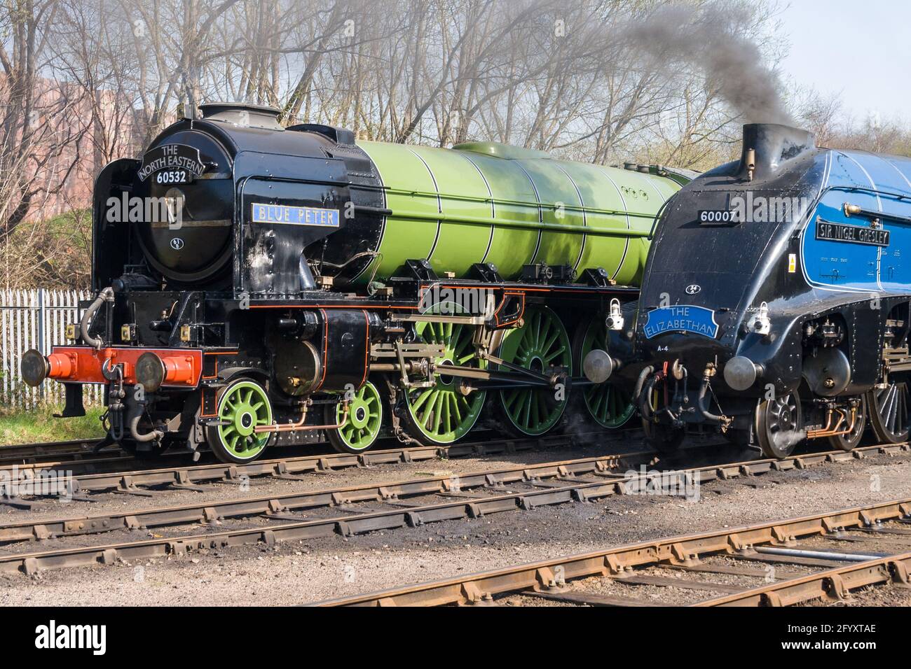 Una giornata di gala a vapore a Barrow Hill Foto Stock