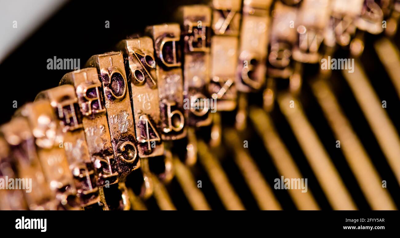 Schreibmaschine Foto Stock