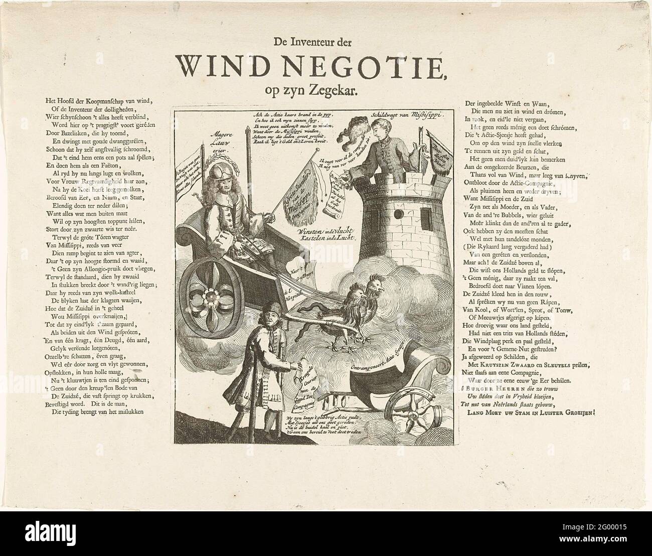 John Law, inventore del Wind Negotie, nel suo vittorioso, 1720; inventore  della negoziazione del vento, alla sua vittima; la grande scena di  stoltezza. John Law, inventore del Wind Negotie, nel suo vittimato
