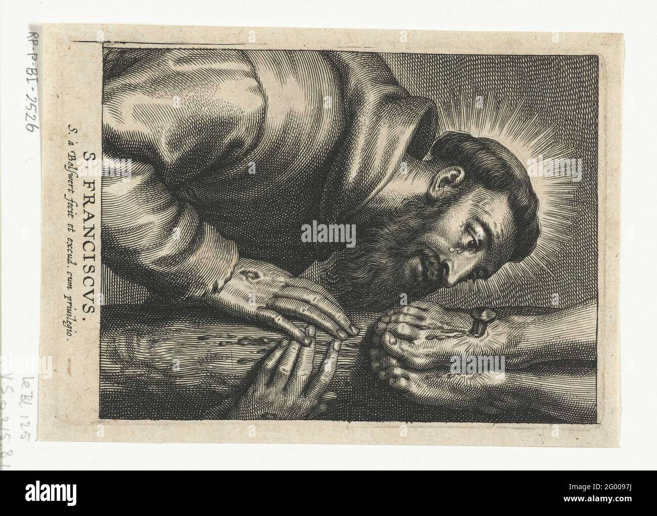 San Francesco ai piedi della Croce di Cristo; S. Franciscvs. San