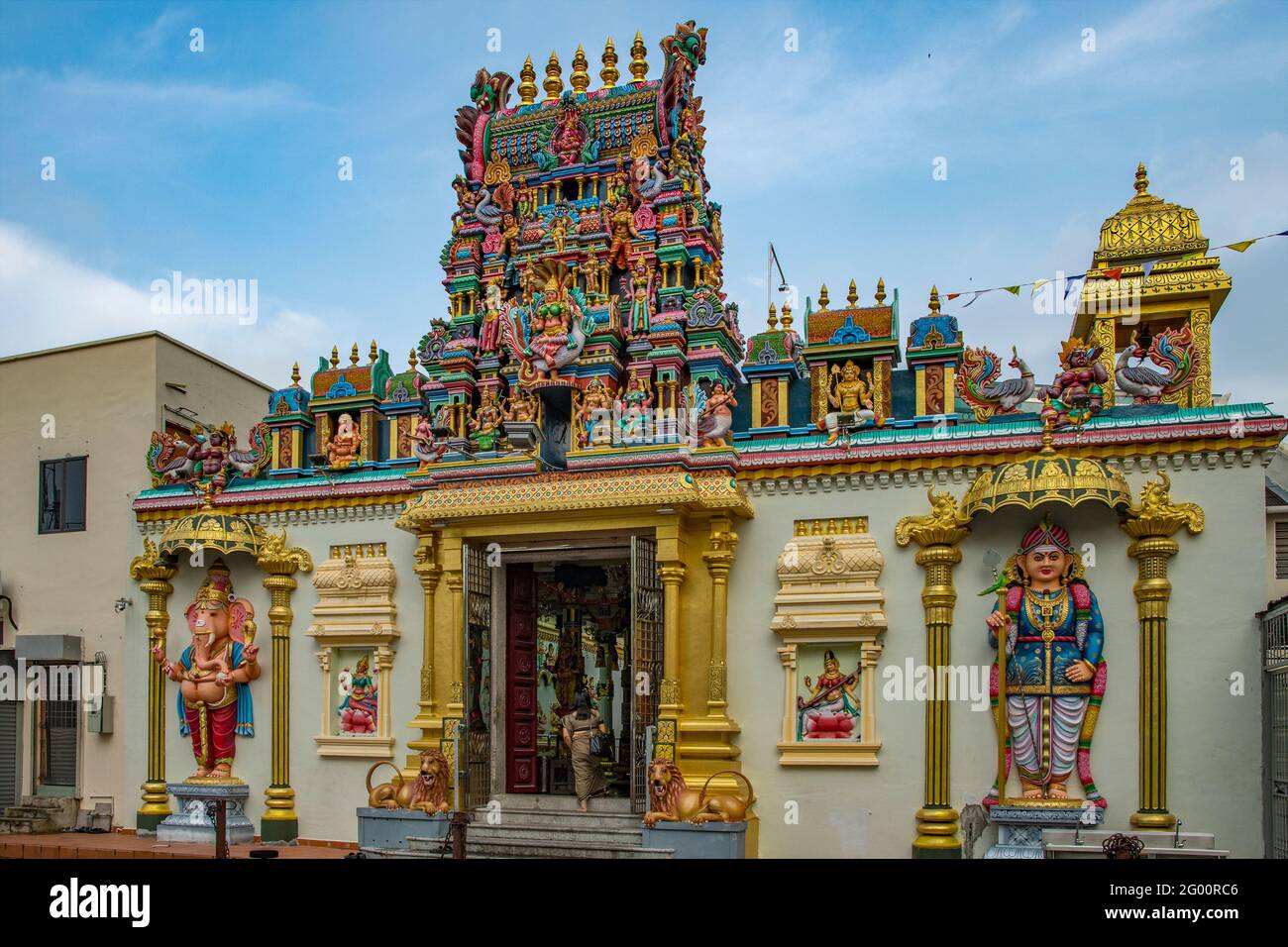 Maha Sri Mariamman Temple, Georgetown, Penang, Malaysia Foto Stock