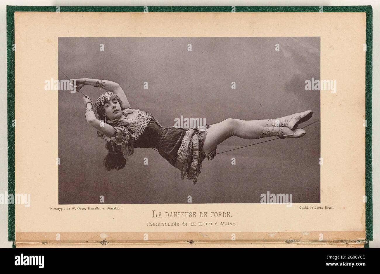 Il ballerino di corda. Foto Stock