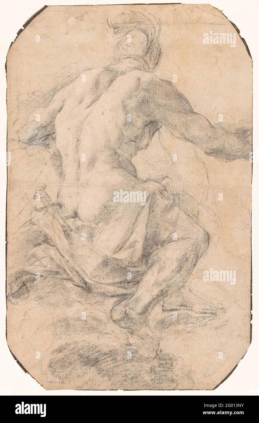 Studio per una figura di Marte. Foto Stock