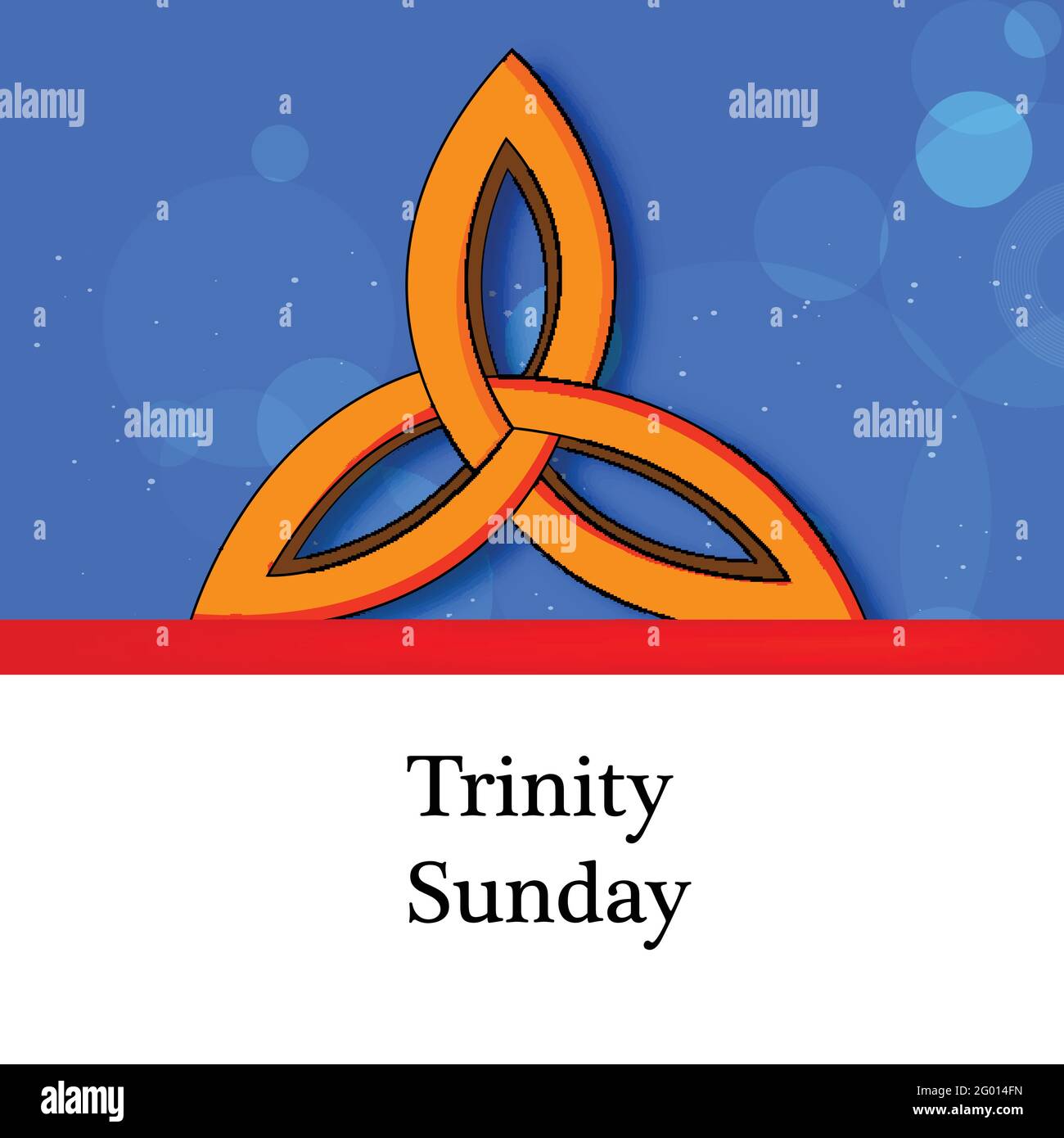 Domenica della Trinità Illustrazione Vettoriale