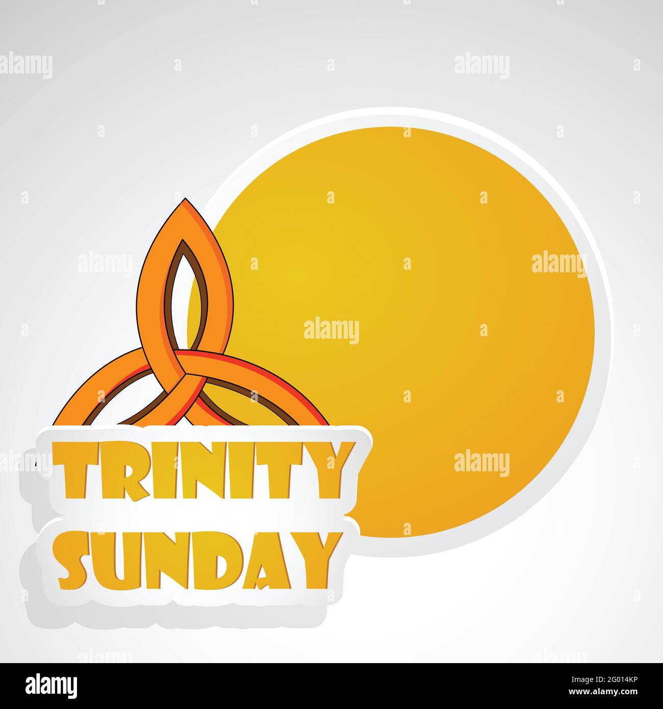 Domenica della Trinità Illustrazione Vettoriale