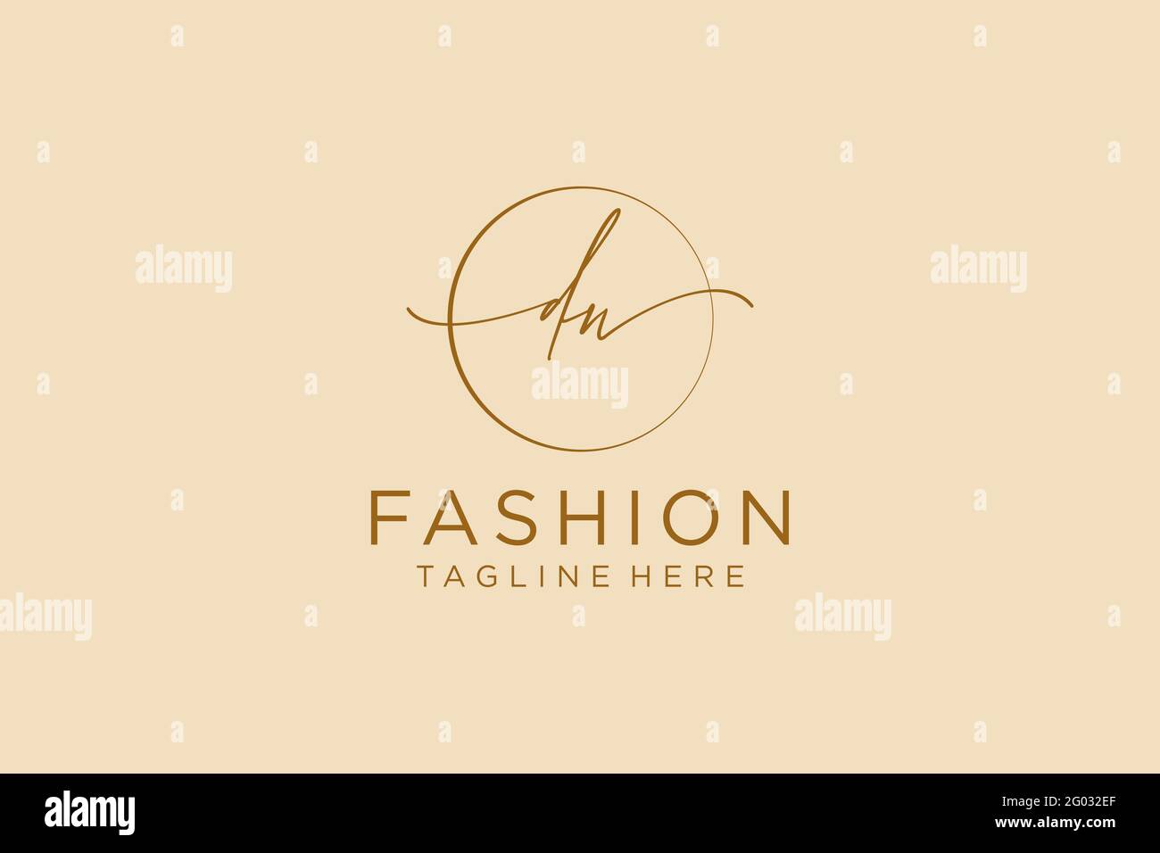 DW monogramma di bellezza del logo femminile e design elegante del logo, logo di scrittura a mano della firma iniziale, matrimonio, moda, floreale e botanico con creativo Illustrazione Vettoriale