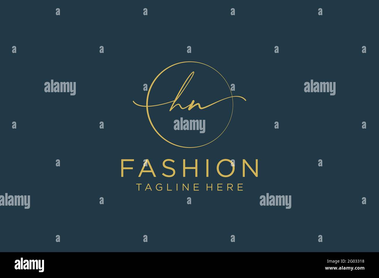 HM Monogramma di bellezza del logo femminile e design elegante del logo, logo di scrittura a mano della firma iniziale, matrimonio, moda, floreale e botanico con creativo Illustrazione Vettoriale