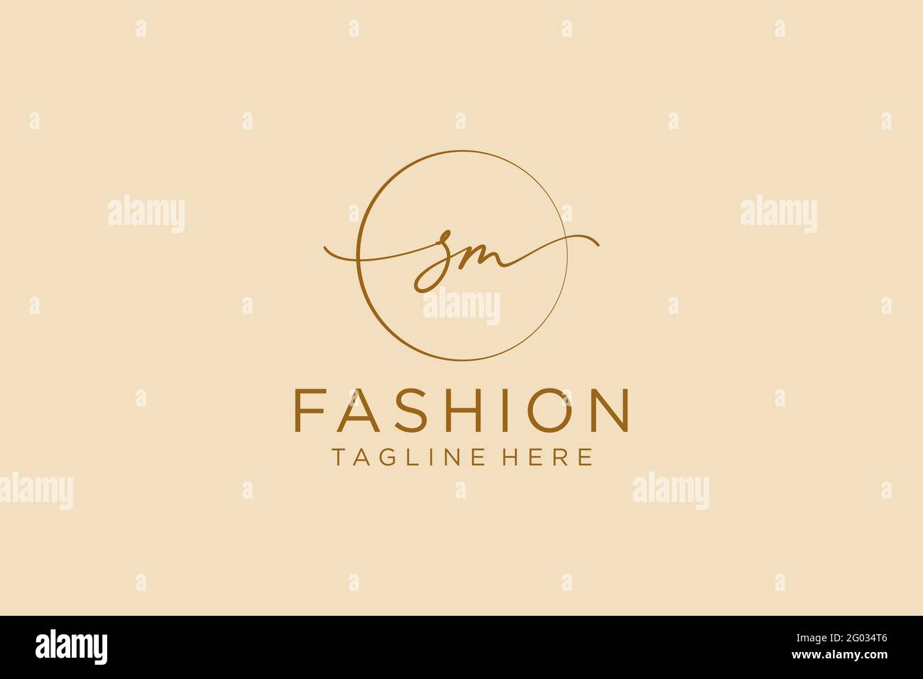 SM monogramma di bellezza del logo femminile e design elegante del logo, logo di scrittura a mano della firma iniziale, matrimonio, moda, floreale e botanico con creativo Illustrazione Vettoriale
