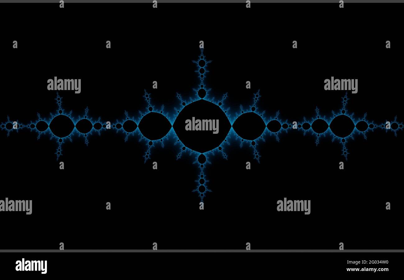 Un frattale è non finisce mai di pattern. Fractals sono infinitamente modelli complessi che sono auto-simili in scale differenti. Essi sono creati da repea Foto Stock