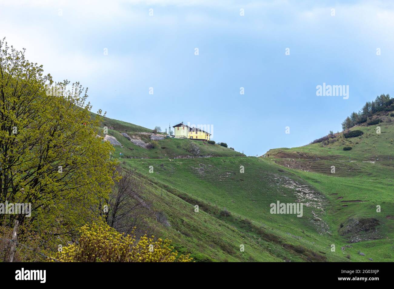 Un rifugio di montagna Foto Stock