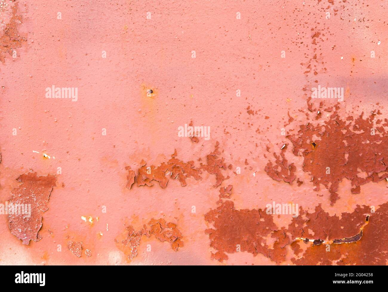 Struttura del vecchio metallo con corrosione, ruggine primo piano per un fotofono Foto Stock