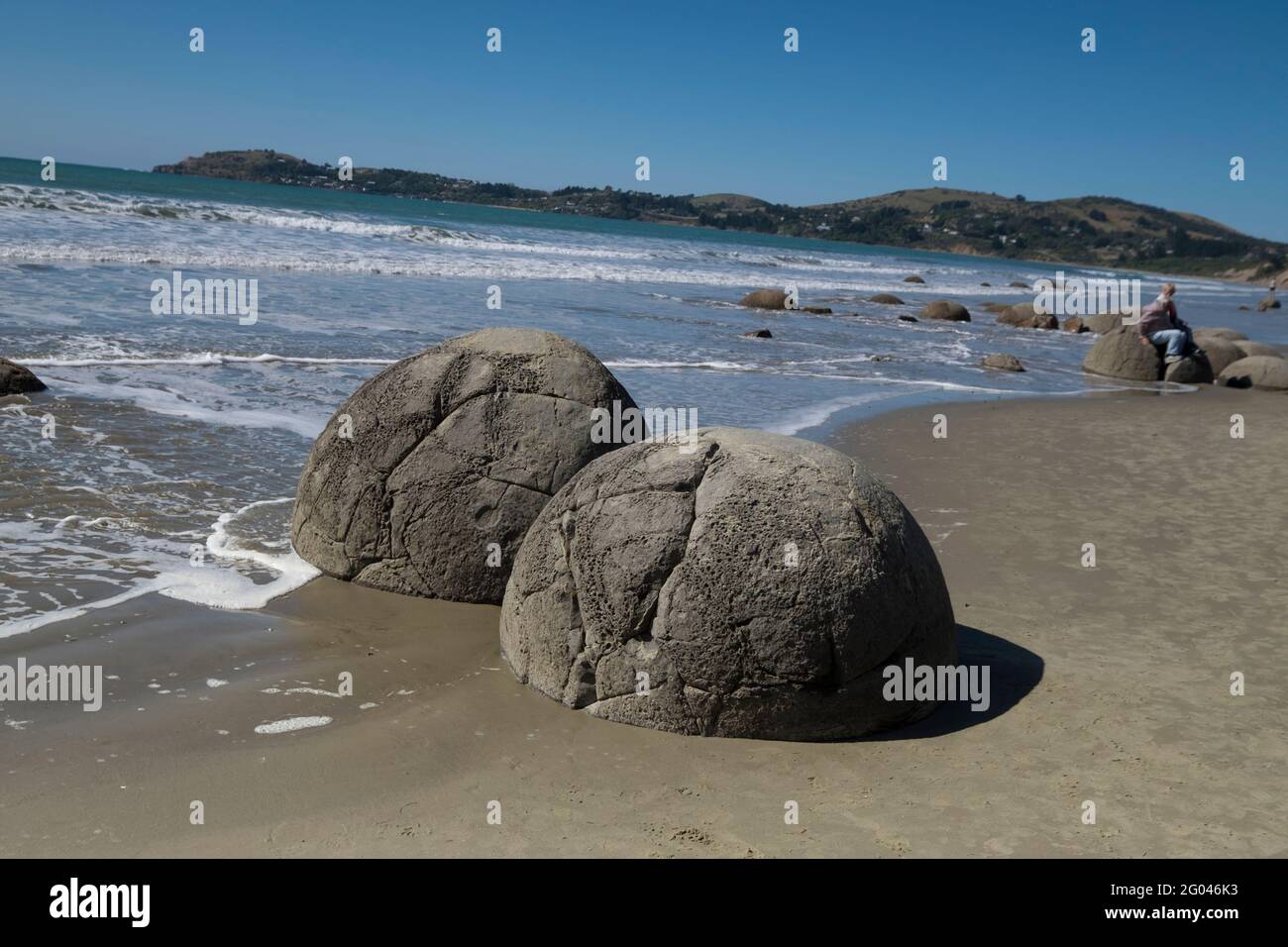 Corsi d'acqua e laghi della Nuova Zelanda Foto Stock
