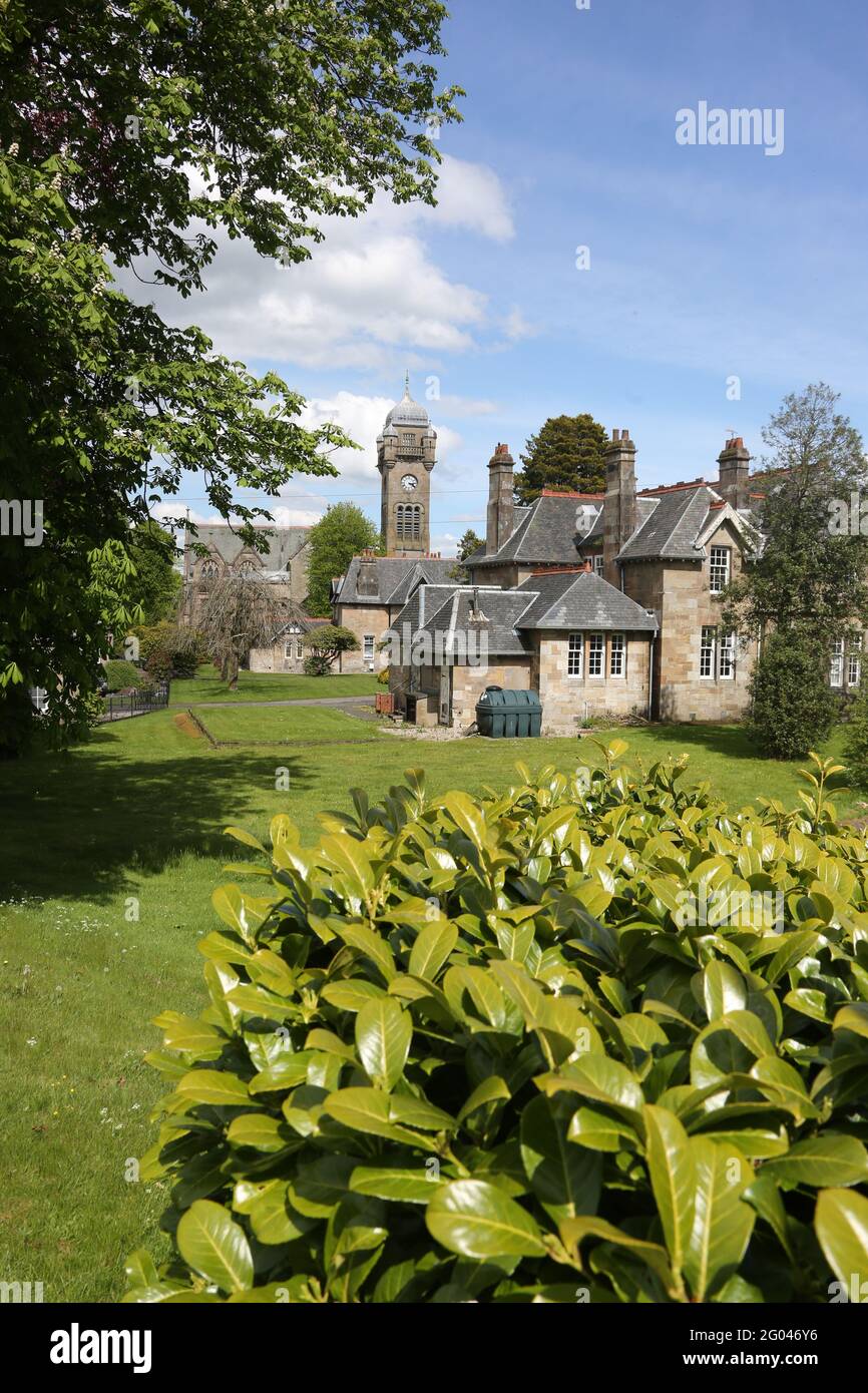 Quarrier's Village, Kilmacolm, Inverclyde, Renfrewshire, Scozia, Regno Unito Foto Stock