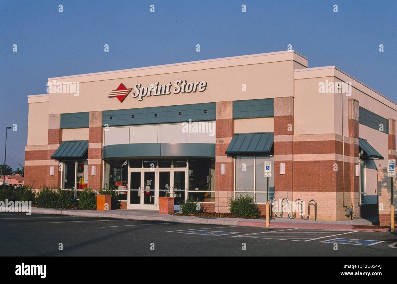 2000s America - Sprint Store, Quebec Plaza, Quebec Street, Denver, Colorado 2004 Foto Stock