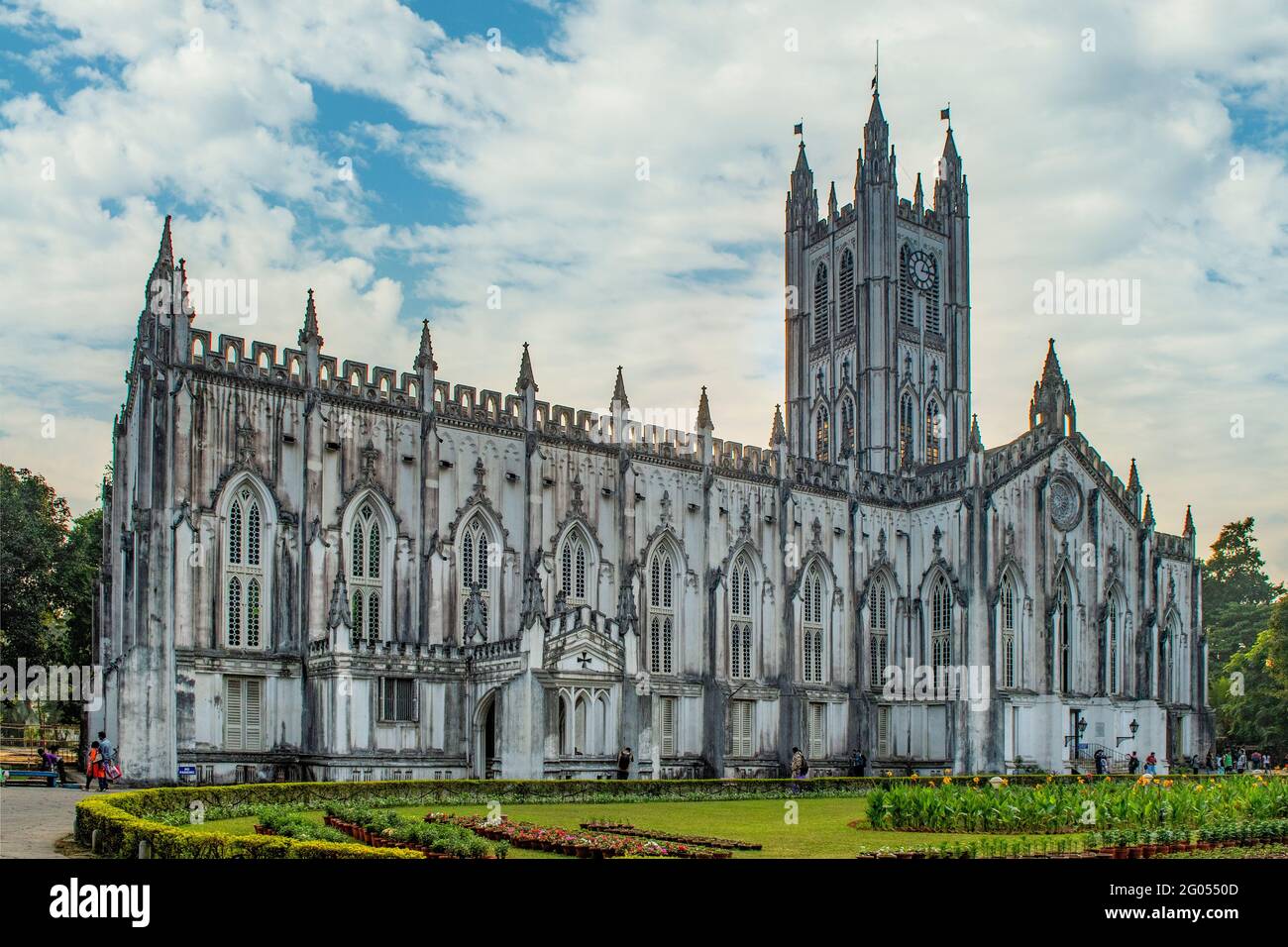 La Cattedrale di St Paul, Calcutta, West Bengal, India Foto Stock