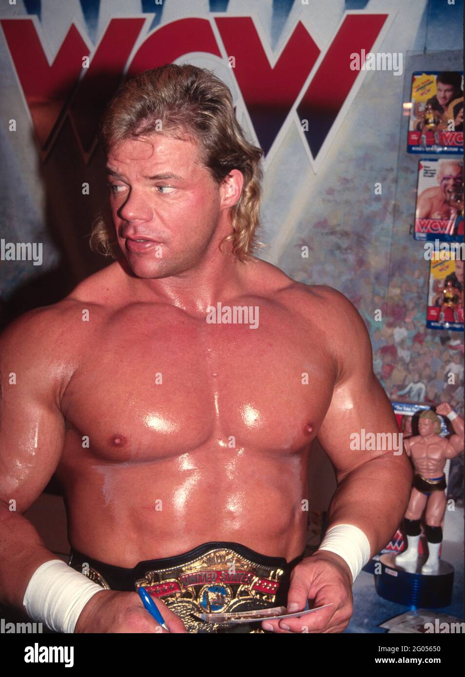 Lex Luger 1990 Foto di John Barrett/PHOTOlink / MediaPunch Foto Stock