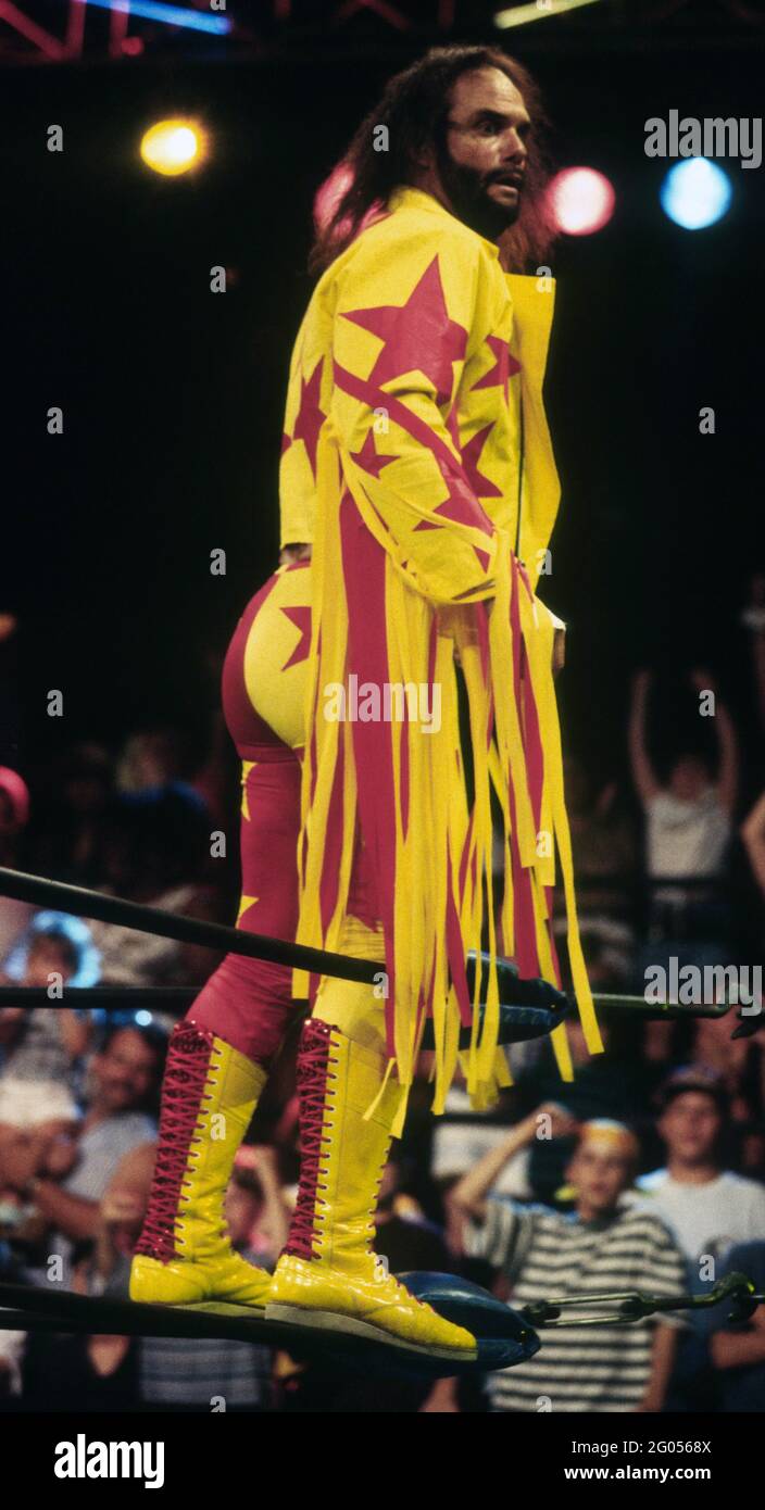 Randy Macho Man Savage 1995 Foto di John Barrett/PHOTOlink / MediaPunch Foto Stock
