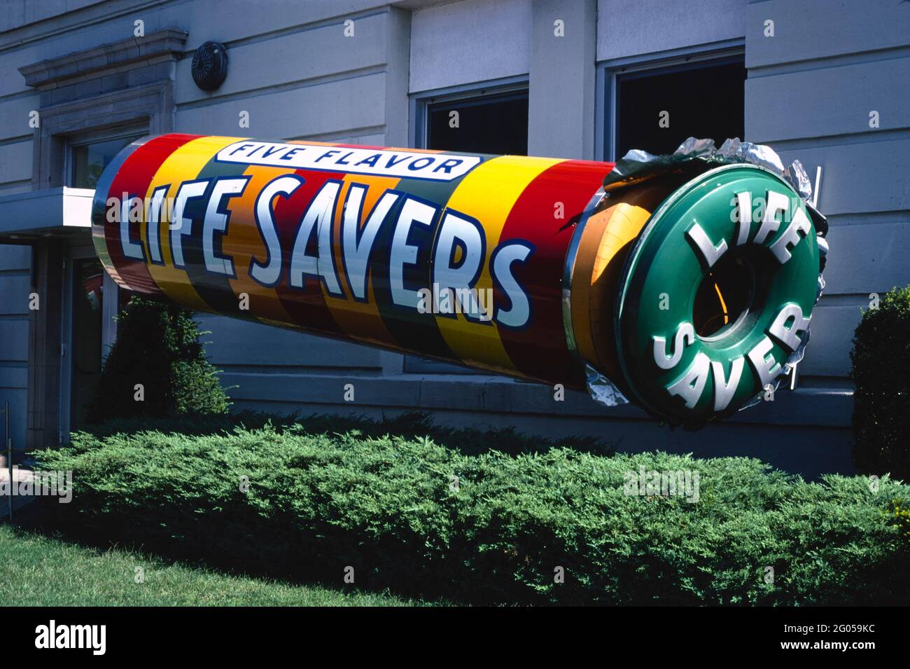 1980 America - Lifesaver Factory, Port Chester, New York 1982 Foto Stock