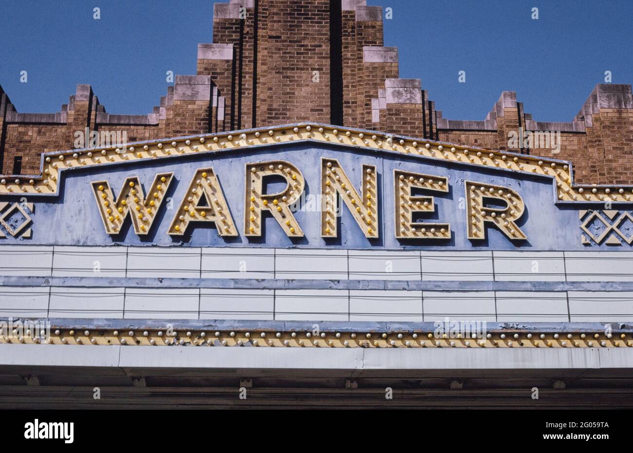 1990 America - Warner Theatre, Morgantown, West Virginia 1995 Foto Stock