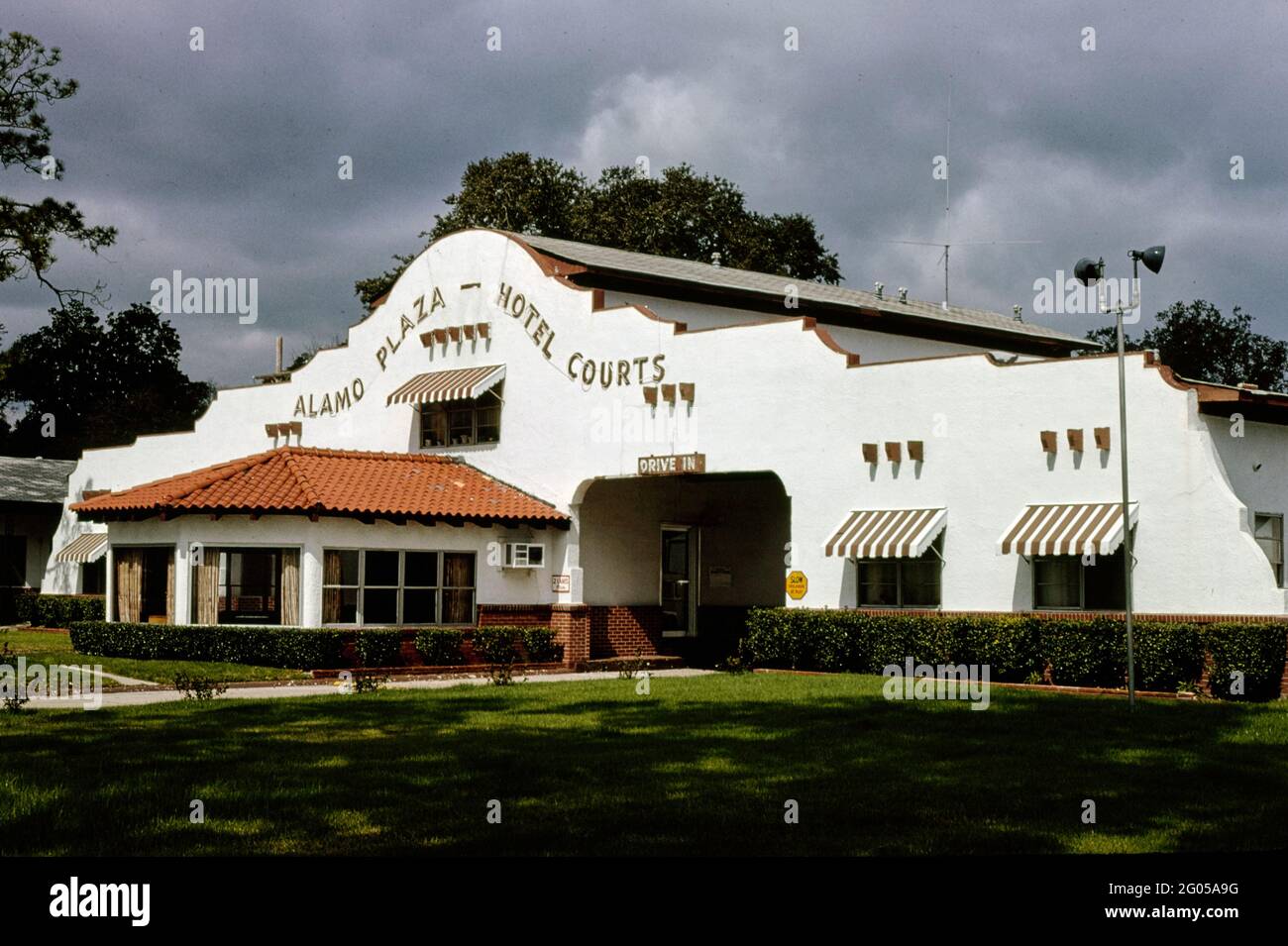 1970 Stati Uniti - Alamo Plaza Hotel Courts, Gulfport, Mississippi 1979 Foto Stock