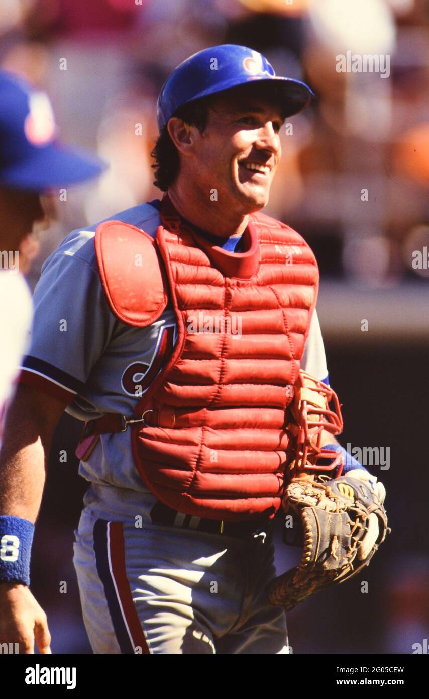 Montreal Expos catcher Gary carter -- Please credit photographer Kirk Schlea Foto Stock