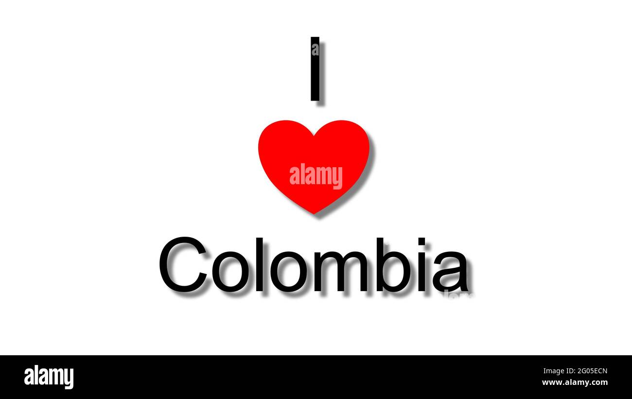 amo il cuore rosso delle bahamas Foto Stock