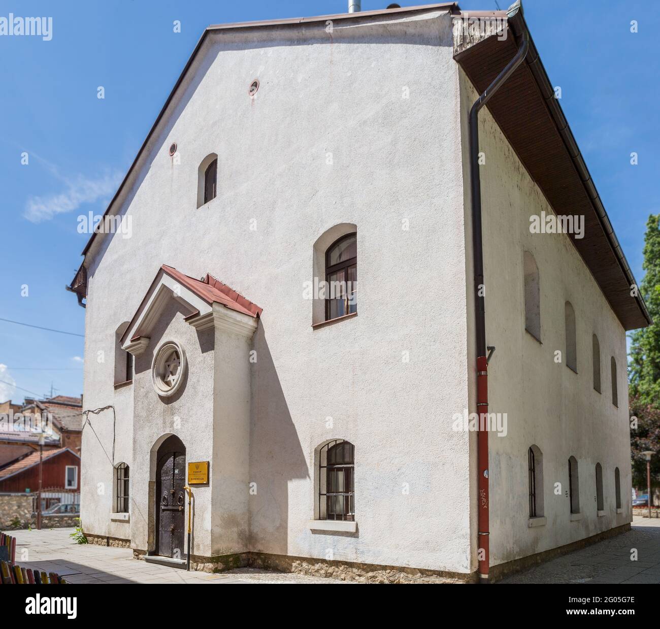 Museo Ebraico, Bascarsija, città vecchia, Sarajevo, Bosnia-Erzegovina Foto Stock