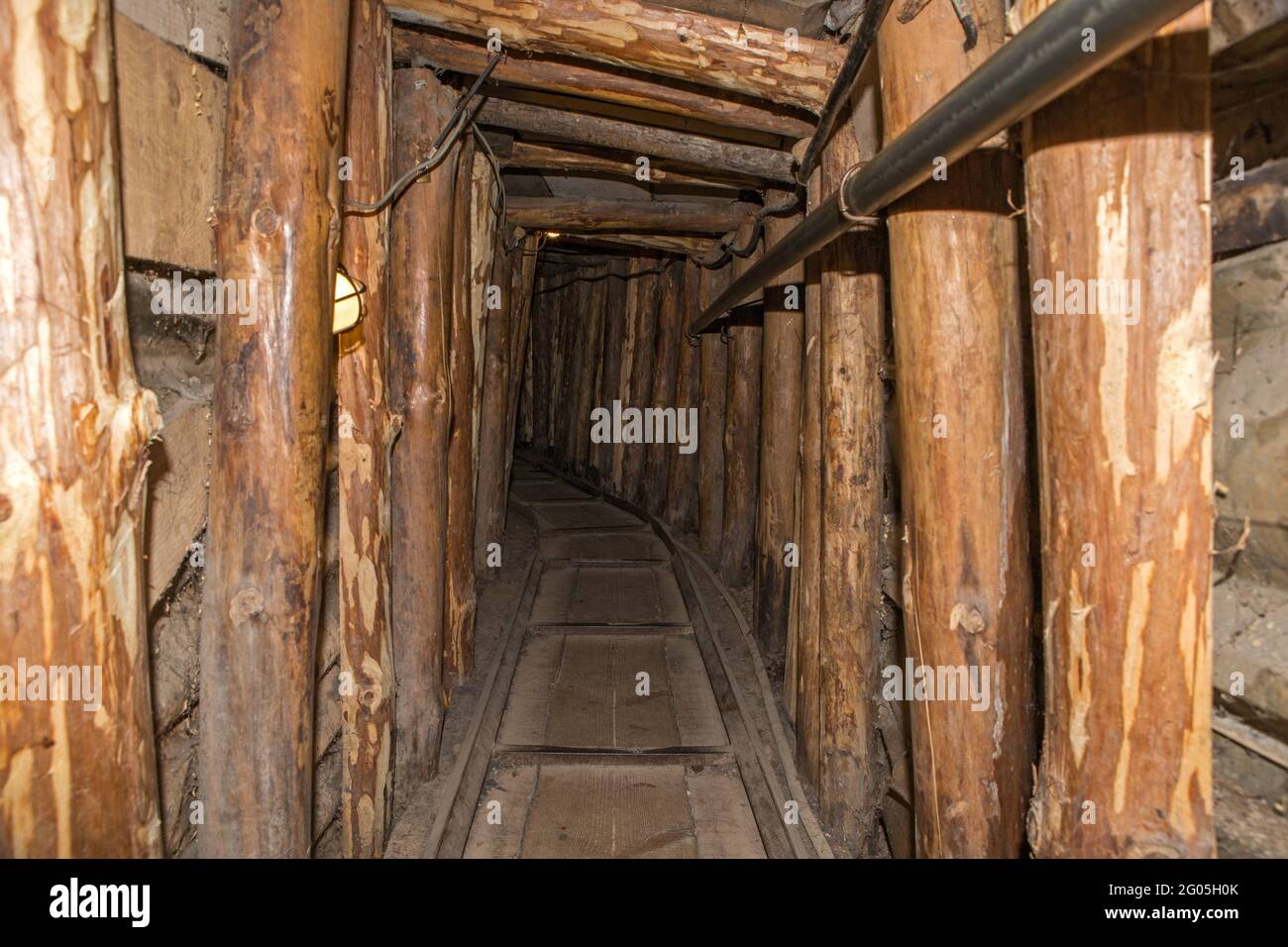 Sarajevo Tunnel akaTunel spasa = Tunnel di salvataggio o Tunnel di speranza, Sarajevo, Bosnia, Bosnia-Erzegovina Foto Stock