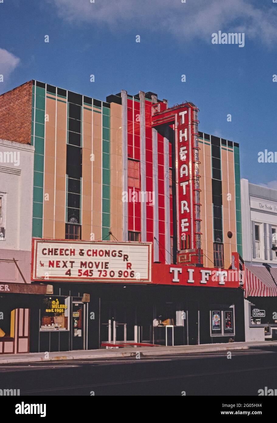 1980 America - Tift Theatre, Tifton, Georgia 1980 Foto Stock