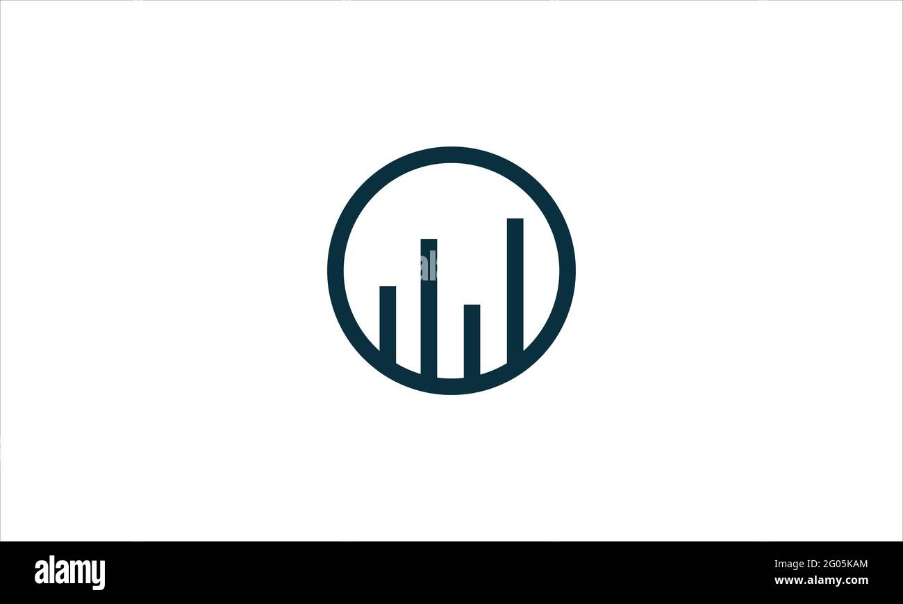 Icona del logo Circle Business Finance vettore o grafico del logo Business illustrazione del vettore di crescita Illustrazione Vettoriale