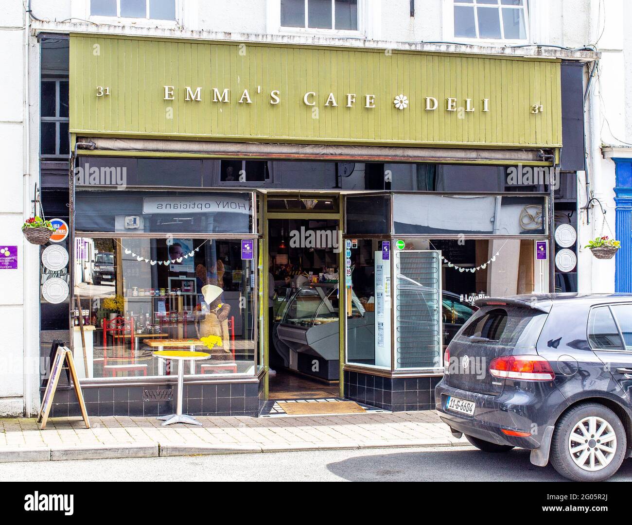 Emmas Cafe, Main St., Birr Foto Stock