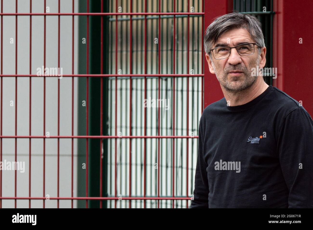 Torino, Italia. 01 giugno 2021. Ivan Juric è visto durante una visita allo stadio Filadelfia. Ivan Juric è appena nominato allenatore del Torino FC. Credit: Nicolò campo/Alamy Live News Foto Stock