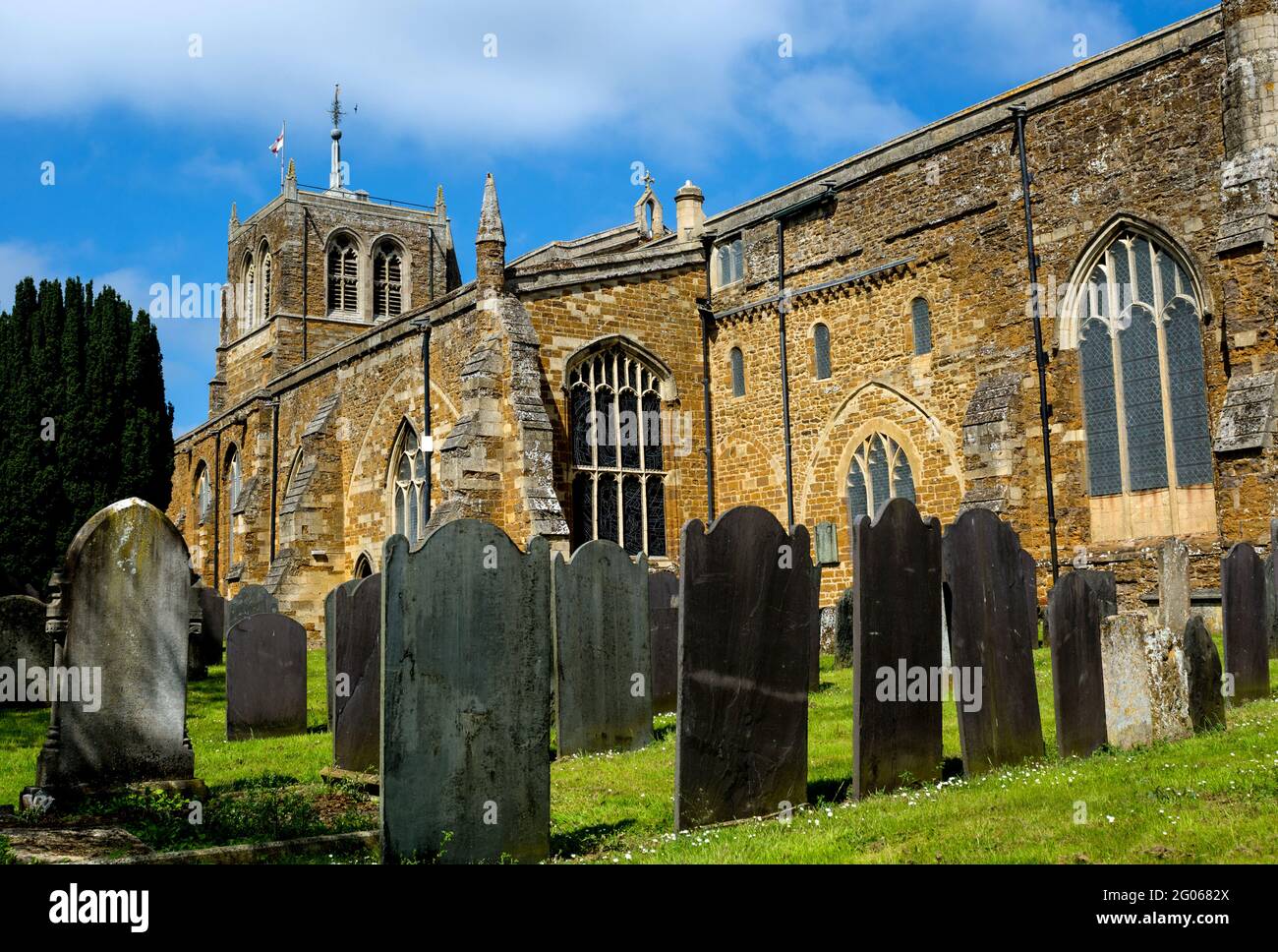 Chiesa della Santa Trinità, Rothwell, Northamptonshire, England, Regno Unito Foto Stock