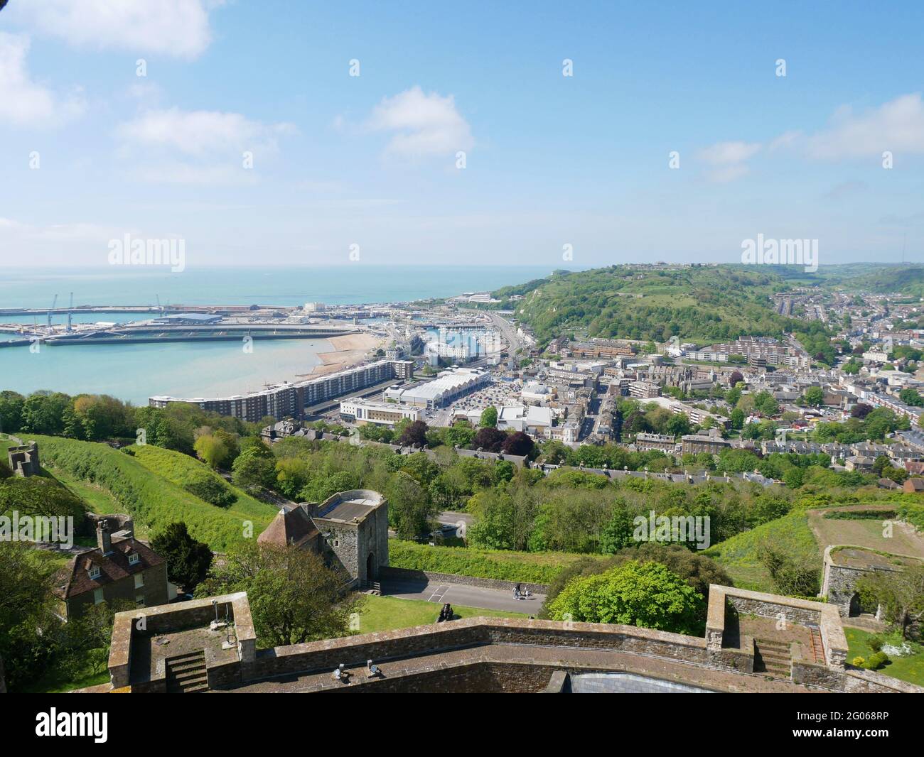 Il castello di Dover, Dover, Kent, Inghilterra Foto Stock