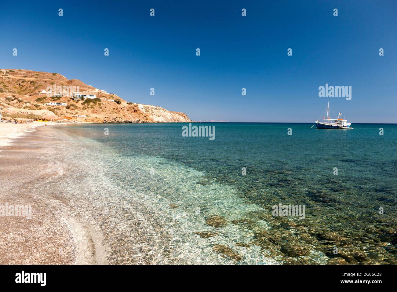 Agia Kiriaki Beach, Milos Island, Grecia, Milos, Cicladi, Grecia, Europa Foto Stock