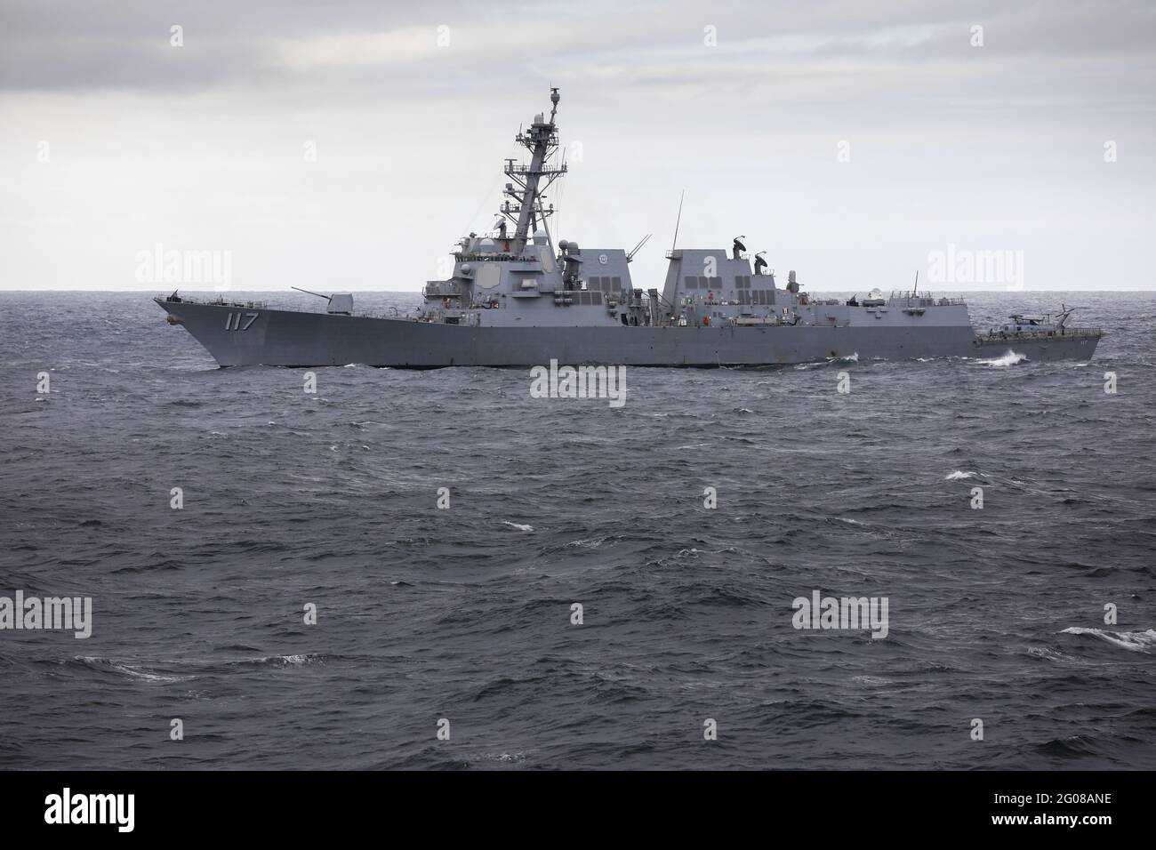 USS Paul Ignatius (DDG-117) un cacciatorpediniere della marina degli Stati Uniti, di classe Arleigh Burke Foto Stock