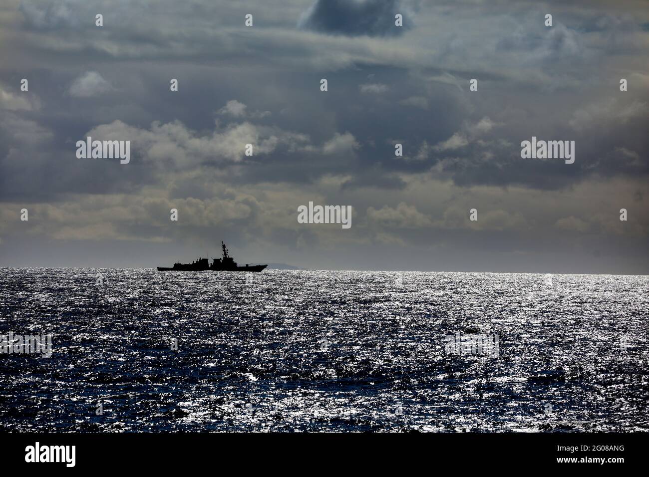 USS Paul Ignatius (DDG-117) un cacciatorpediniere della marina degli Stati Uniti, di classe Arleigh Burke Foto Stock