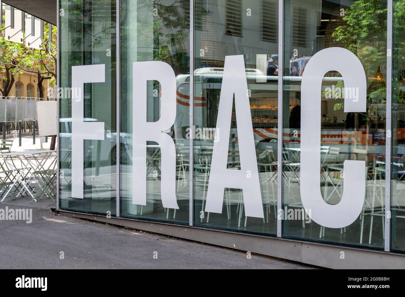 La FRAC è la galleria MarseilleÕs arte regionale fundingÕs. Foto Stock